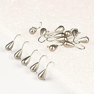 MUUNN 50Pack Unpainted Tungsten Ice Fishing Jigs Kits with Box, Tear Drop  Jigs（7.0mm） - Yahoo Shopping