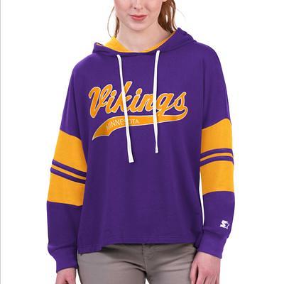 Minnesota Vikings Fanatics Branded Big & Tall Front Runner Pullover Hoodie  - Purple