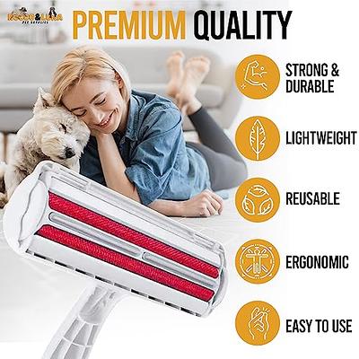 Reusable Ergonomic Pet Hair Remover and Lint Roller for Cars