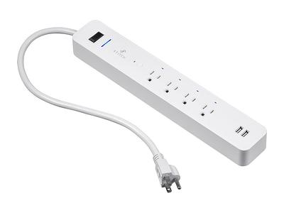 Smart Power Strip, WiFi Smart Plug Surge Protector with 4 Individually  Controlled Smart Outlets and 4 USB Ports Works with Alexa and Google Home