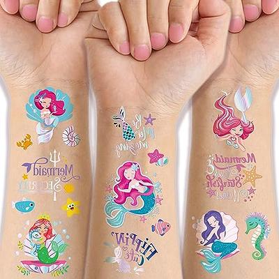 Tiebeauty 20 Sheets Temporary Tattoo Stencil 448 Pcs Glitter Airbrush  Tattoo Templates Henna Tattoo Stickers Suitable as Gift for Women Boys and  Girls