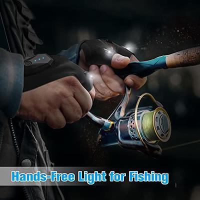 Hinshark Gifts for Men, LED Flashlight Gloves Rechargeable