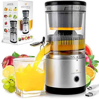 Electric Juicer Rechargeable - Citrus Juicer Machines with USB and Cleaning  Brus