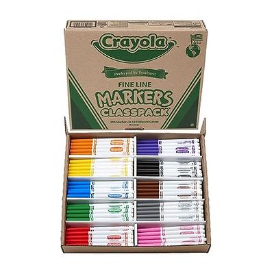 Crayola 40 Ct. Vibrant Fine Line Markers with fine tips for detail coloring, Crayola.com