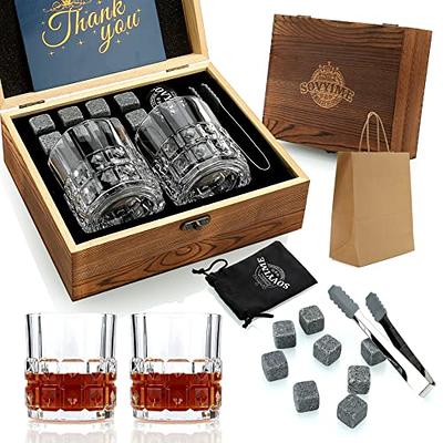 Whiskey Stone Gift Set Stone Men's Gift Set in Wooden Gift Box