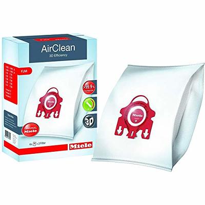 Miele Hyclean 3D Efficiency Dust Bag, Type FJM, 8 Bags & 4 Filters