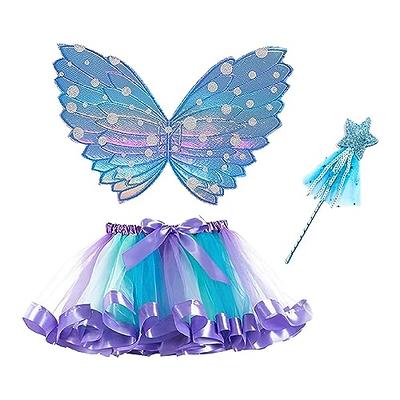 blue and purple fairy costume