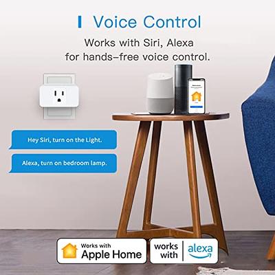 Energy Monitoring Dual Socket Smart Plugs That Work with Alexa Google Home  Siri, Wireless 2.4G WiFi Outlet Controlled by Smart Life Tuya Smartthings