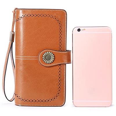 Genuine Leather Card Holder for Women | Cerana Orange