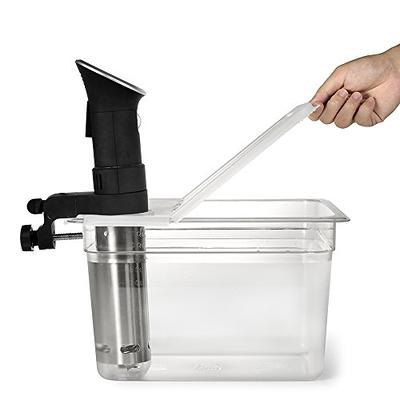 Sous Vide Container (12qt) with Hinge Lid, Rack and Insulated