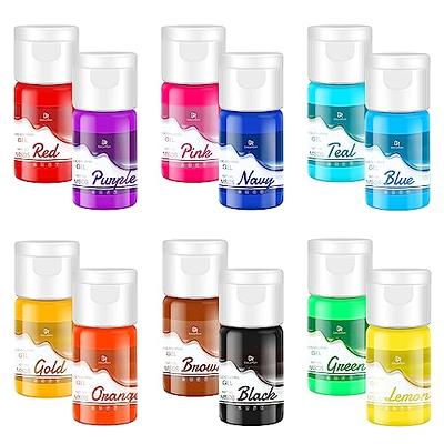 Gel Food Coloring - 12 Colors Vibrant Gel Food Coloring Set for Baking,  Cake Decorating, Easter Egg - Concentrated Flavorless Edible Food Color Dye  for Icing, Fondant, Cookie, DIY Crafts - 13g/Bottle - Yahoo Shopping