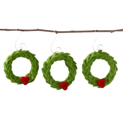 Holiday, Winter Frosted Champagne Gold Berry Floral Stems Wreath Picks Set  Of 3