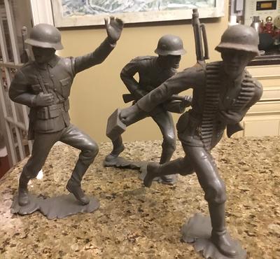 Louis Marx & Co - Vintage German World War 2 Soldiers Tall Plastic Toy Set  Of 3 Collectible Toys 1960's - Yahoo Shopping