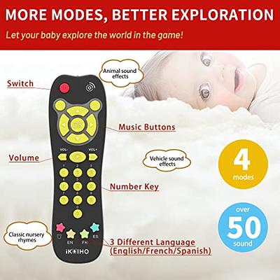 Baby Musical Toy Console Controller Game Toddler Bilingual Game Lights  Sounds