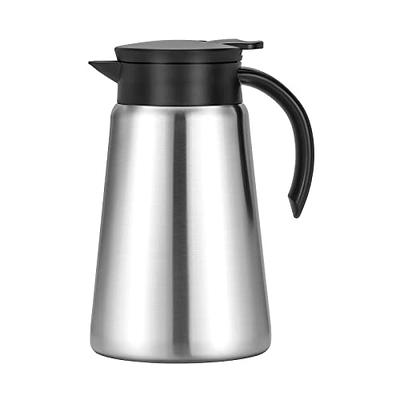 101 Oz (3.0L) Airpot Coffee Carafe with Pump, Stainless Steel