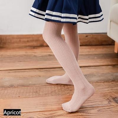 Infant Baby Girls Tights Knit Stretchy Leggings Stockings Cotton Pantyhose  with Bowknot 0-24M