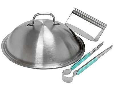 Cooking Tool Stainless Steel Pot Cover 14 Inch Dome Lid Wok Covers