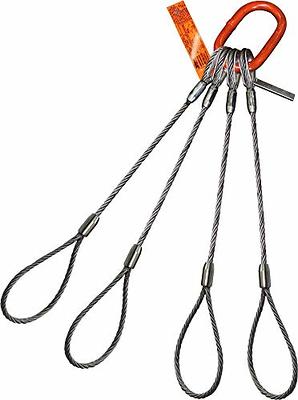 Four Leg Bridle Wire Rope Sling, 3.5 Ton Vertical Rated