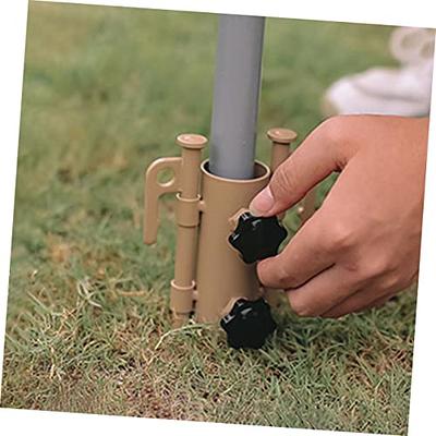 Canopy Rod Holder Windproof Outdoor Umbrella Pole Fixed Stand for