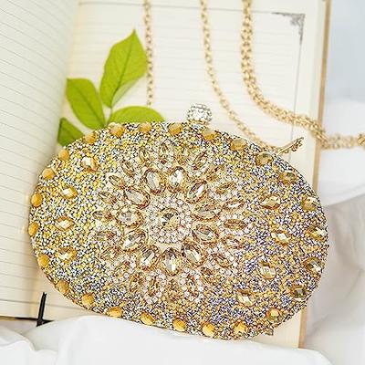 Ofuleo Evening Bag Women's Handbag Rhinestones Clutch Wallet Gold Beaded  Purse for Wedding Party Prom Weekend Cocktail Homecoming Formal Gifts for  Women (Gold) - Yahoo Shopping