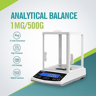 RESHY Lab Scale 3000gx0.01g with Calibration Weight High Precision Digital Gram Scale 0.01g Accuracy 10 Units, Tare,Count,for Laboratory,Food