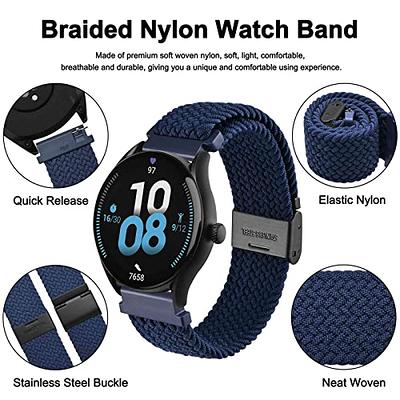Niziruoup Stainless Steel Watch Band 16mm 18mm 19mm 21mm 20mm 22mm 24mm Universal Metal Watch Strap Smartwatch Replacement Band Men Women Fit Most