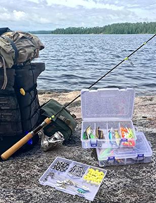 Tackle Box Fishing Box Organizer - Portable Fishing & Tackle Storage Box -  Large Tackle Box Organizers Storage 4 Layers Fishing Storage Box Organizer