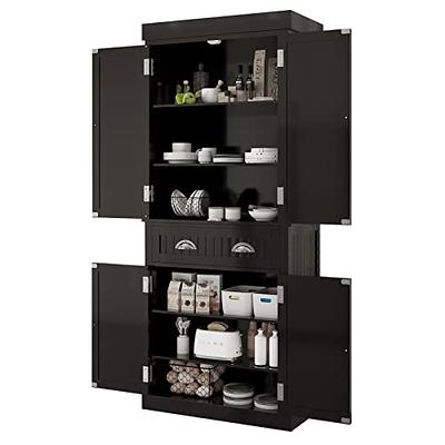  Squireewo 72 Freestanding Kitchen Pantry Storage