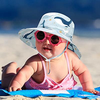 Kids Sun Hat with Ponytail Hole UV Protection Wide Brim Summer Beach Bucket  Cap Fishing Hat for Girls Pure Watermelon Red - Yahoo Shopping
