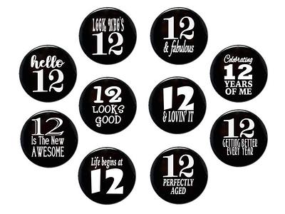 Magnet Bar Pin Set, 2.25-Inch Buttons