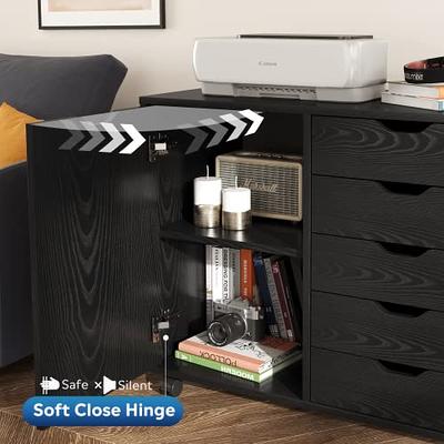 Storage Cabinet Dressers with Wheels Mobile Organizer Drawers for Offi