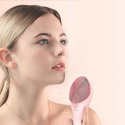 Silicone Facial Cleansing Brush 3 Designs, Beomeen 4 in 1 Handheld