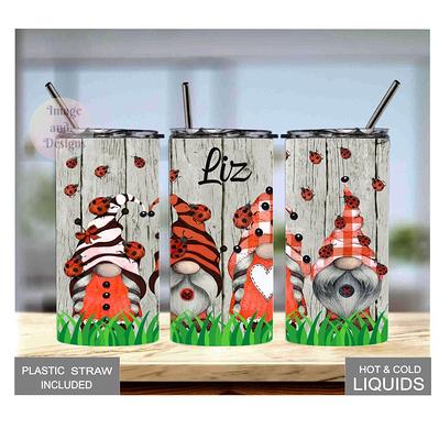 Christmas Cow 20 Oz Skinny Tumbler With Straw & Lid - Candy Cane Design -  Yahoo Shopping