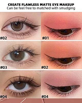 6Pcs 2 Tone Eye Shadow Stick Makeup Set Waterproof Cream Pencil Eyeliner  Shimmer