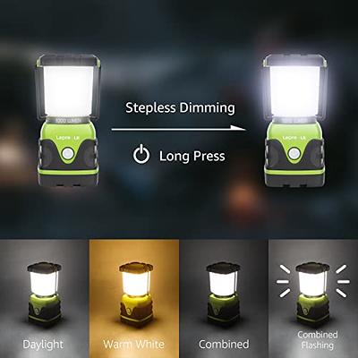 1000lm 4 Lighting Modes Le Portable LED Camping Lantern Light Battery Powered