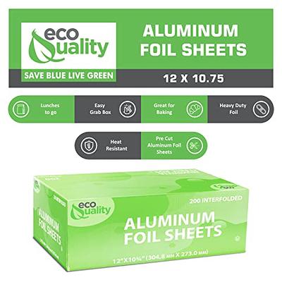 Pop-Up Interfolded Aluminum Foil Sheets, 12 x 10.75, Silver, 200/Box, 12  Boxes/Carton - Reliable Paper