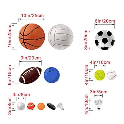 Decor for the room wall, 3D sticker - soccer ball - . Gift Ideas