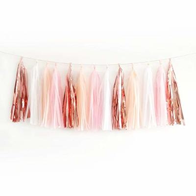  226 PC Bachelorette Party Decorations Kit- Rose Gold Bridal  Shower Decorations, Banners, Curtains Mimosa Bar Supply Bride Balloons Sash  Tiara Veil Topper Plates Cups Napkins Straws for 25 Guest & More 