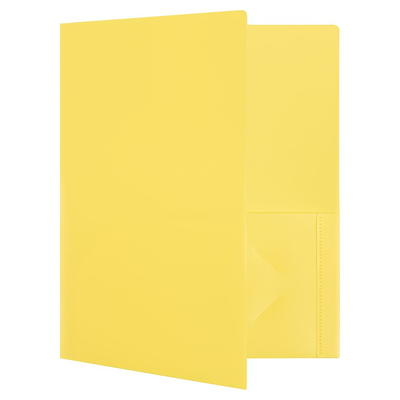 Jam 6pk Pop 2 Pocket School Presentation Plastic Folders With