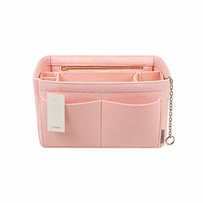 Purse Organizer Insert, Felt Purse Organizer with Zipper and Sewn Bottom  Insert, Fit Speedy Neverfull Gracefull, Tote, Handbag, 6 Sizes (New Medium,  Brush Pink) - Yahoo Shopping