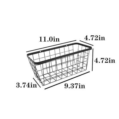 MaraFansie Wall Wire Baskets Adhesive Basket Hanging Kitchen