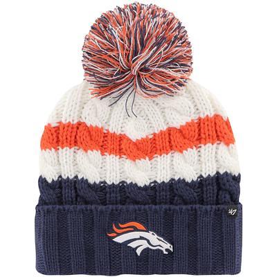 Youth Orange Denver Broncos Tailgate Cuffed Knit Hat with Pom