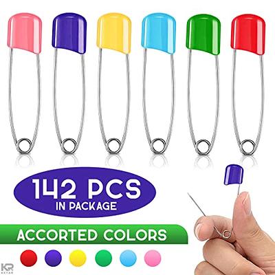 VILLCASE Diaper Pins, Heavy Duty Safety Pins Large Safety Pins Bulk, Heavy  Duty Laundry Pins for Clothes, Blanket, Sewing, Arts, Crafts, 50pcs
