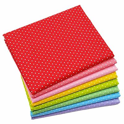  Hanjunzhao Cotton Quilting Fabric Fat Quarter Bundles 18 x 22  inch for Sewing Crafting