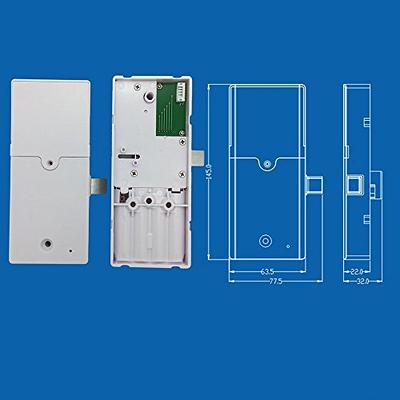 Electronic Cabinet Lock Kit Set, Digital Touch Keypad Lock, Password Entry  and RFID Card / Wristband Entry, Keyless Door Lock Knob 