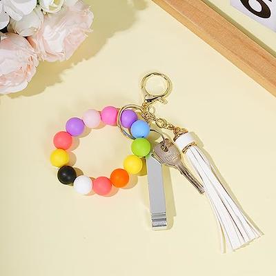 Silicone Beads for Keychain Making, 15mm Assorted Beads Bulk for