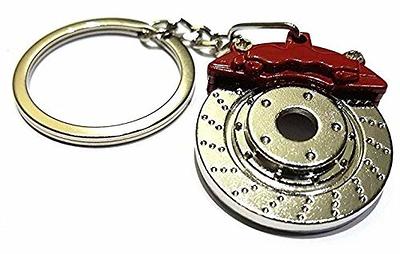 GT//Rotors Five Piece Auto Parts Metal Key Chain Set - Spinning