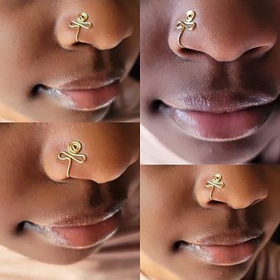 Women Men Snake Decor Navel Belly Ring Fake Piercing Hypoallergenic For  Women Men No Piercing Needed Body Jewelry Gift