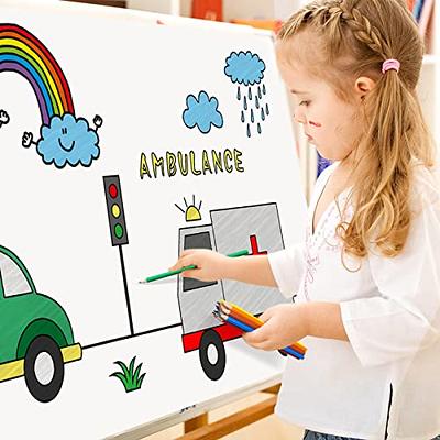 1pc Coloring Drawing Paper Roll, Kids Graffiti Wall Stickable Painting  Paper