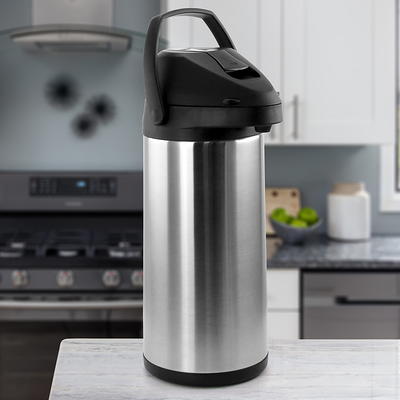 MegaChef 30 Cup Stainless Steel Coffee Urn in Silver